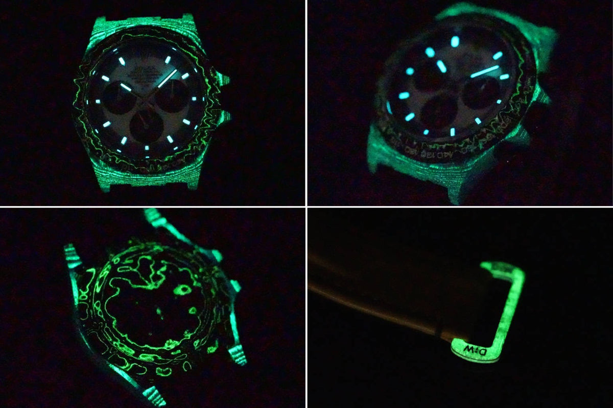 Rolex TW Factory Custom Carbon Fiber Daytona Watch 40mm 4801 Chronograph Movement Luminous Case & Buckle