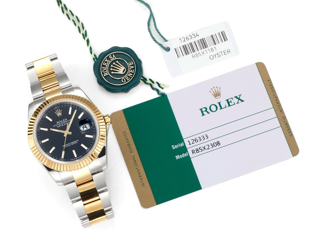 Rolex Datejust 41mm Automatic Watch 3235 Movement 72‑Hour Power Reserve Fluted Bezel