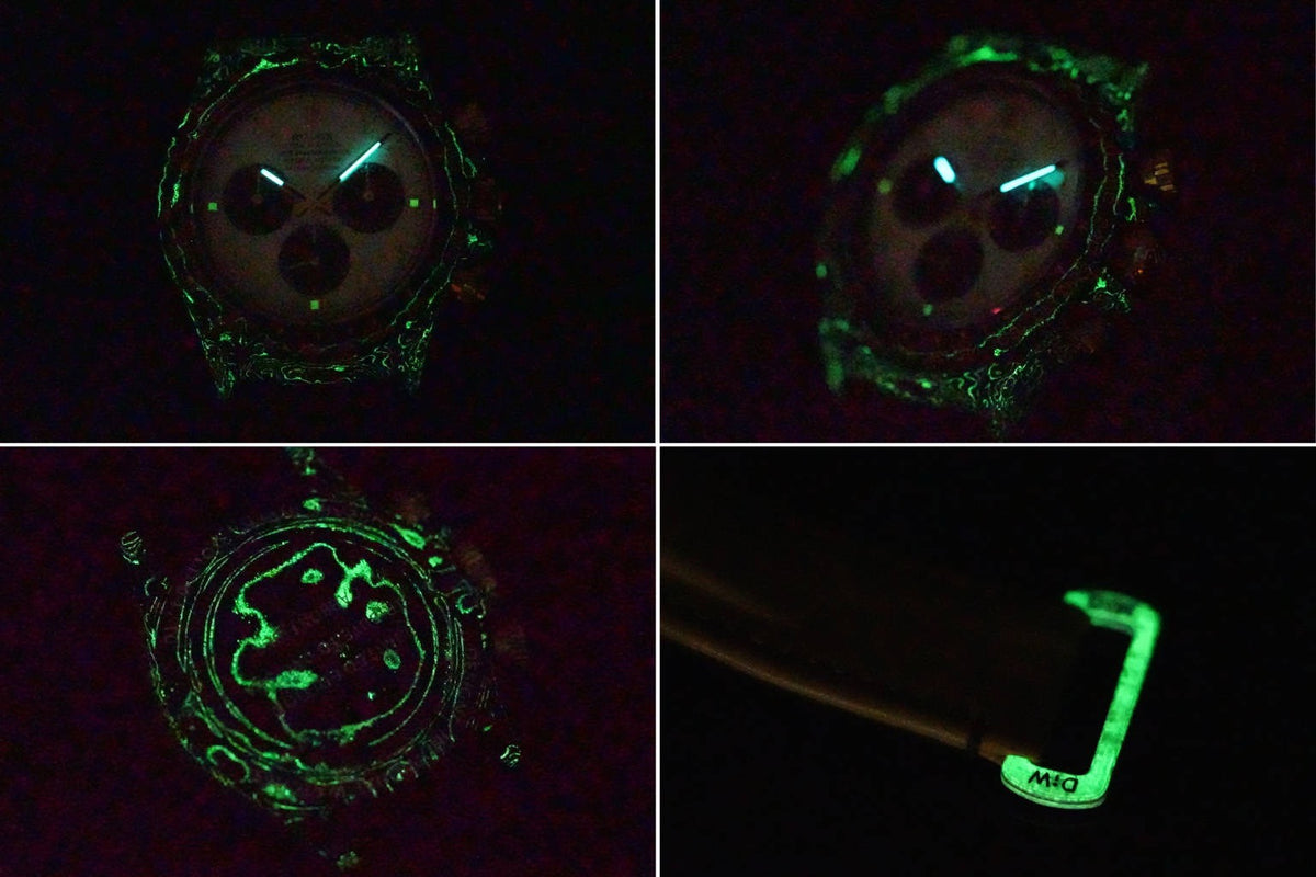 Rolex TW Factory Custom Carbon Fiber Daytona Watch 40mm 4801 Chronograph Movement Luminous Case & Buckle