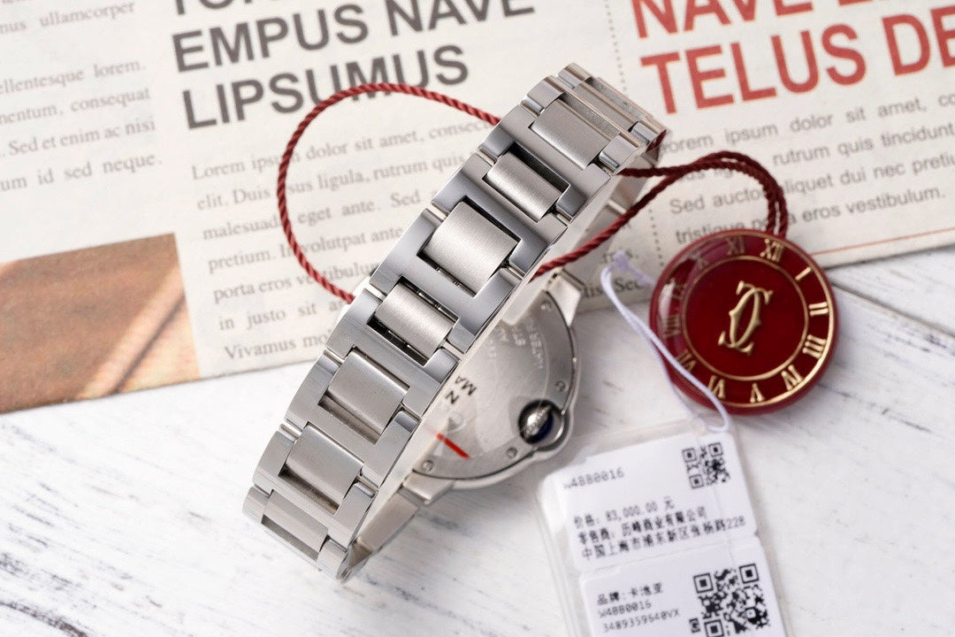 Cartier Ballon Bleu AF Upgraded 33mm Women Automatic Wristwatch