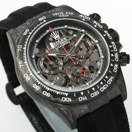Rolex Diw Carbon Skeleton Chronograph