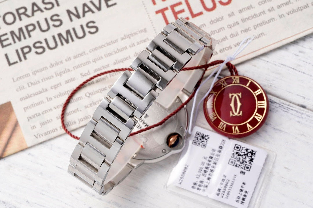 Cartier Ballon Bleu AF Upgraded 33mm Women Automatic Wristwatch