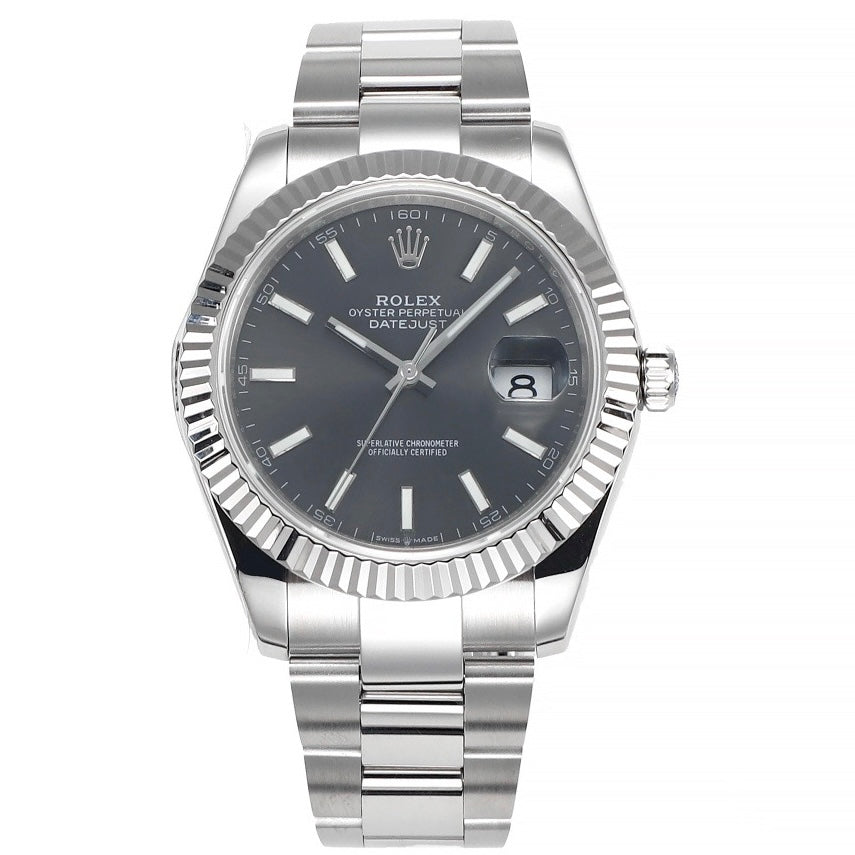 Rolex Datejust 41mm Automatic Watch 3235 Movement 72‑Hour Power Reserve Fluted Bezel