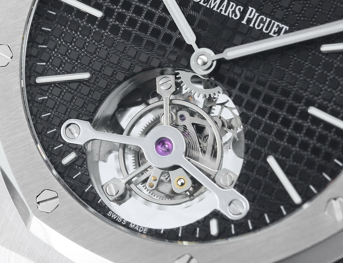 Audemars Piguet Royal Oak Tourbillon 41mm Evolutive Tapisserie Dial Automatic Watch