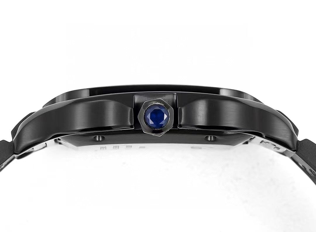 Cartier Santos Rubber Strap | THB Factory 39.8mm Automatic Watch