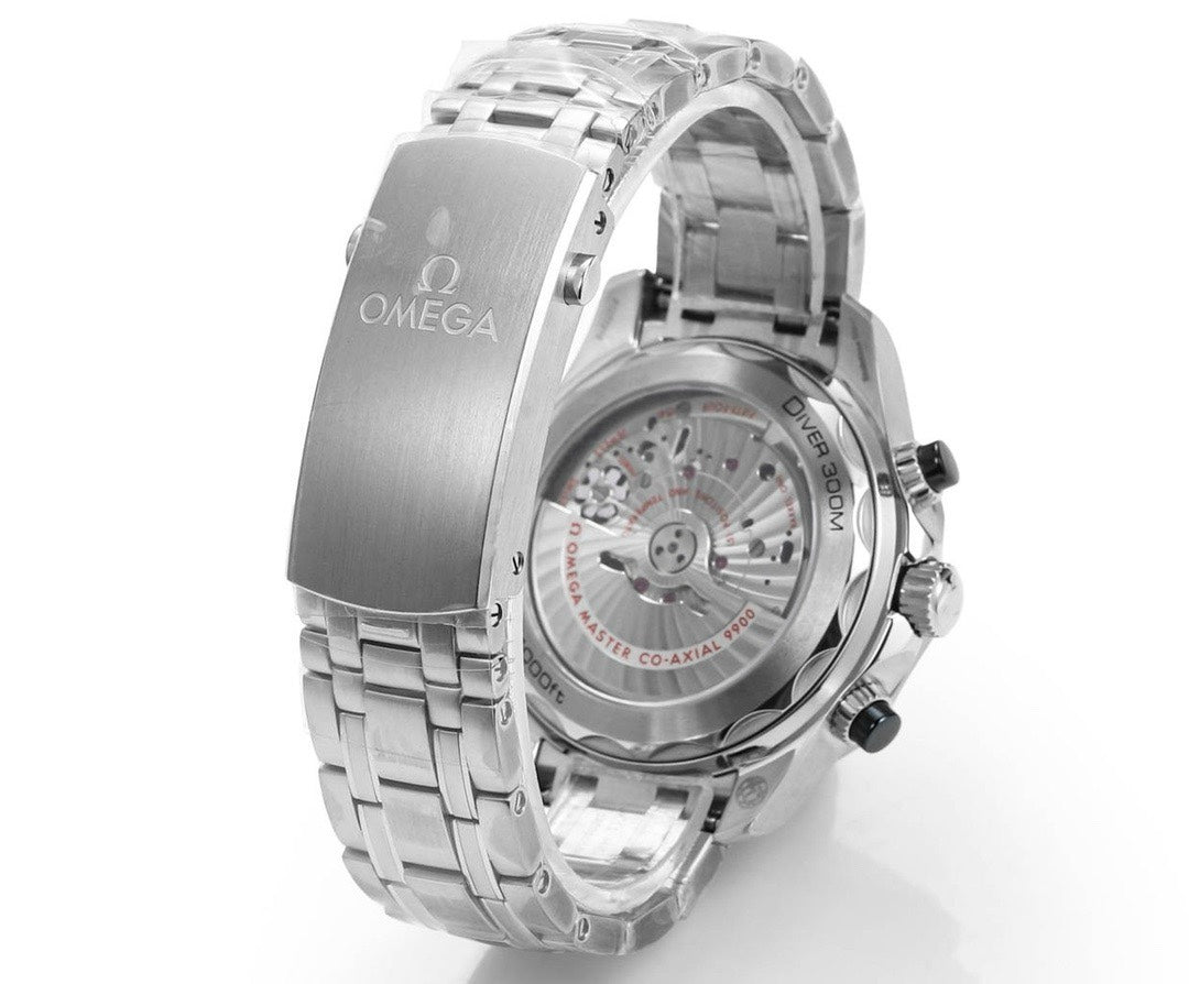 OMEGA Seamaster 300 Chronograph 44mm Dive Watch Cal.9900 Full Function Ceramic Bezel