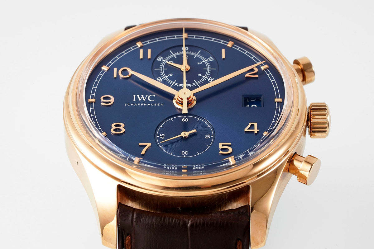 IWC Da Vinci Chronograph Watch 42mm | Modified Cal.89361 Integrated Movement Full Working Functions