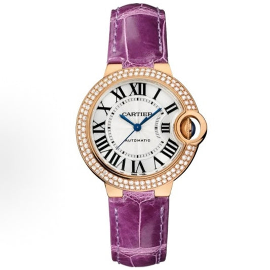 Cartier Ballon Bleu AF Upgraded 33mm Women Automatic Wristwatch