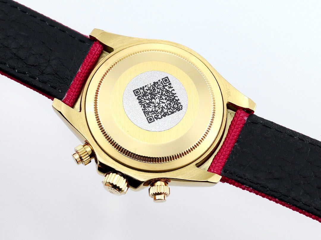 Rolex Cosmograph Daytona Super Clone Watch | Pumpkin Ruby Bezel, 43mm