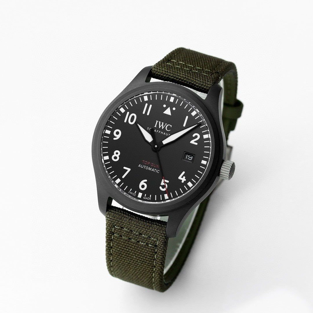 IWC Pilot’s Watch Automatic 41 Black Aces | XR Factory Full Ceramic Luminous Dial Watch