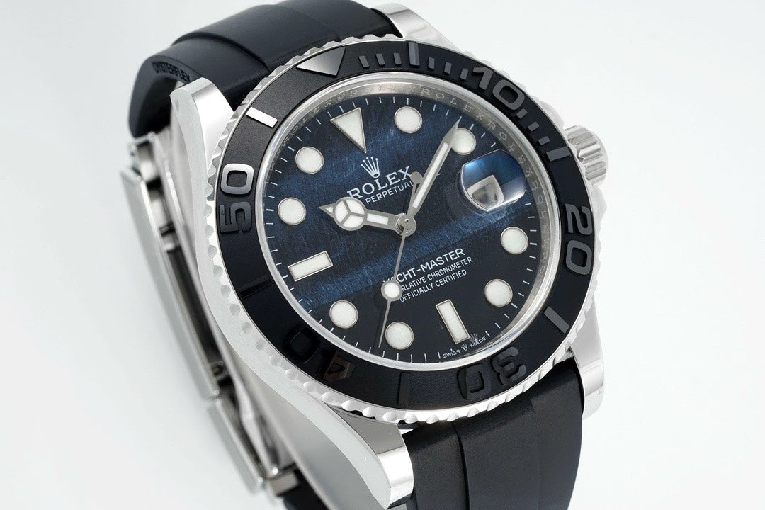 Rolex EWE Factory Yacht Master 42 Automatic Watch Custom 3235 Movement Rubber Strap