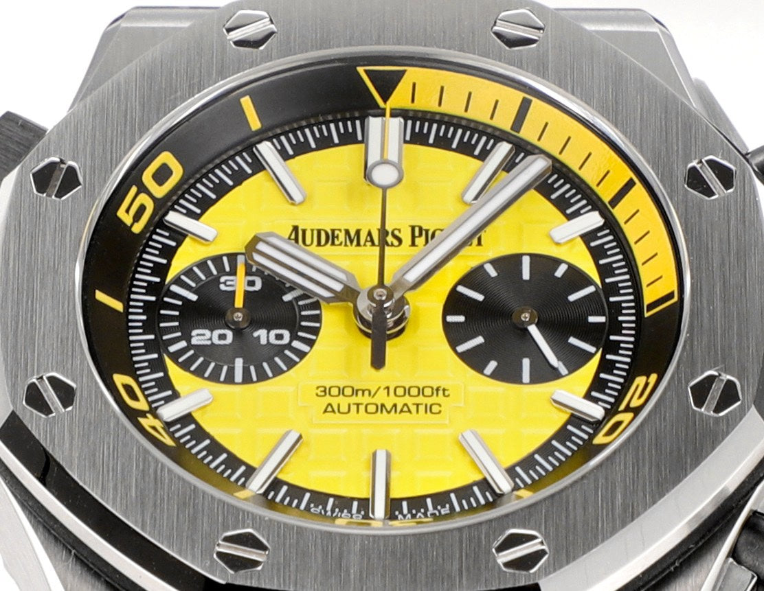 Audemars Piguet Royal Oak Offshore Chronograph 42mm | Cal.3124 Automatic Watch Rubber Strap