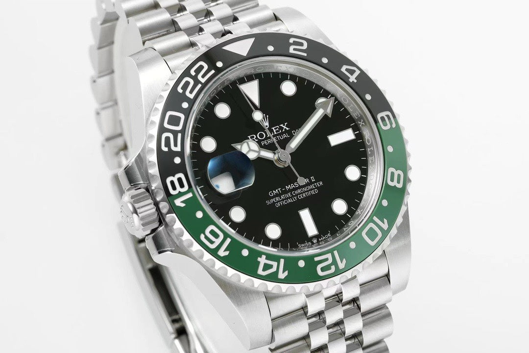 Rolex GMT Travel Watch 904L Steel Cal.3285 Movement