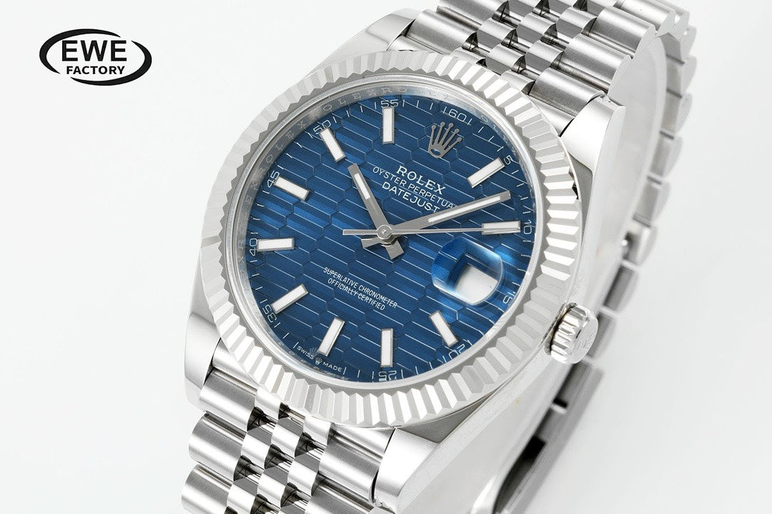 Rolex EWE Factory Datejust 41mm Men Watch, 3235 Automatic Movement, 904L Steel