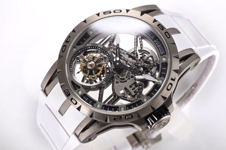 Roger Dubuis Titanium Skeleton Tourbillon Watch