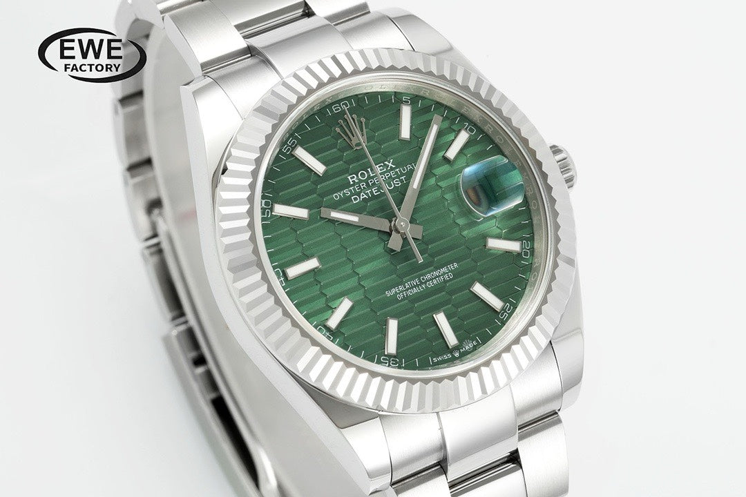 Rolex EWE Factory Datejust 41mm Men Watch, 3235 Automatic Movement, 904L Steel