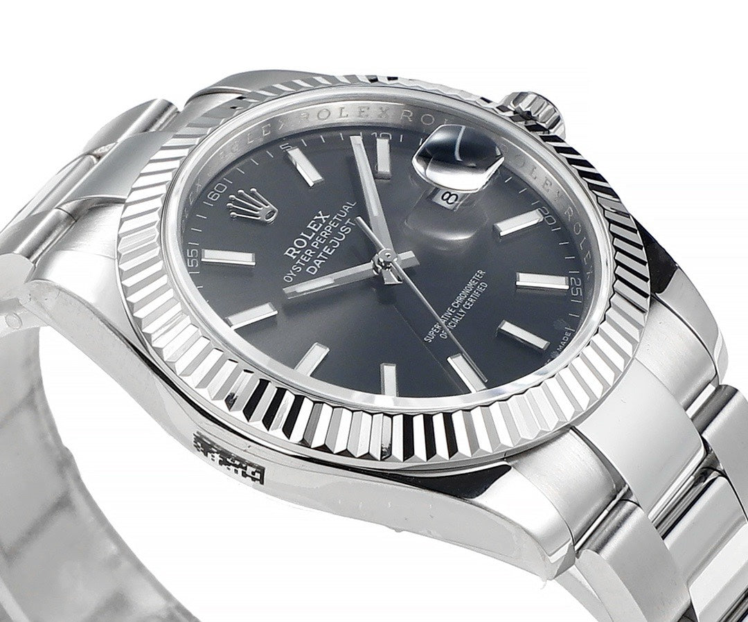 Rolex Datejust 41mm Automatic Watch 3235 Movement 72‑Hour Power Reserve Fluted Bezel