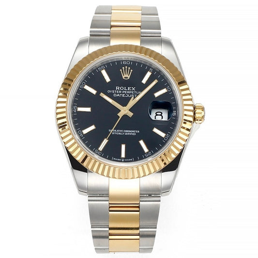 Rolex Datejust 41mm Automatic Watch 3235 Movement 72‑Hour Power Reserve Fluted Bezel