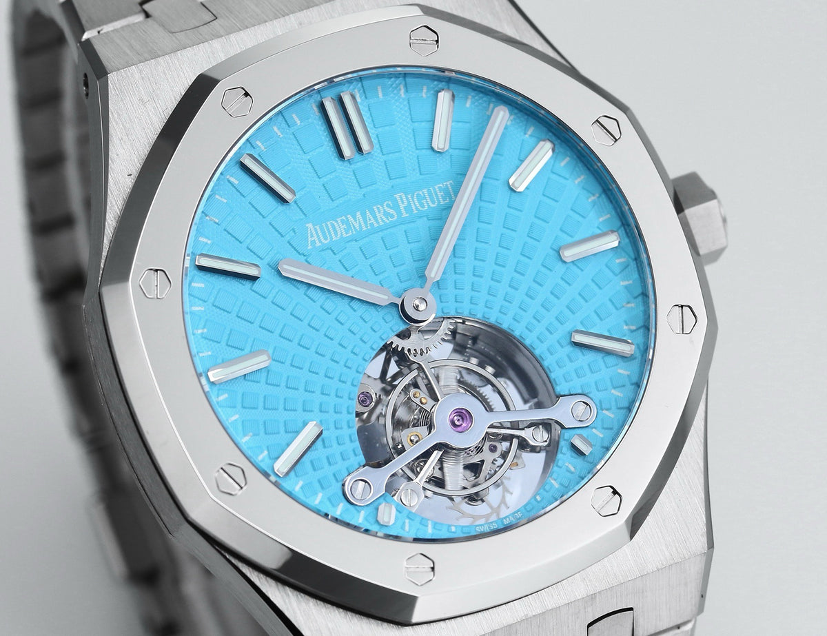 Audemars Piguet Royal Oak Tourbillon 41mm Evolutive Tapisserie Dial Automatic Watch