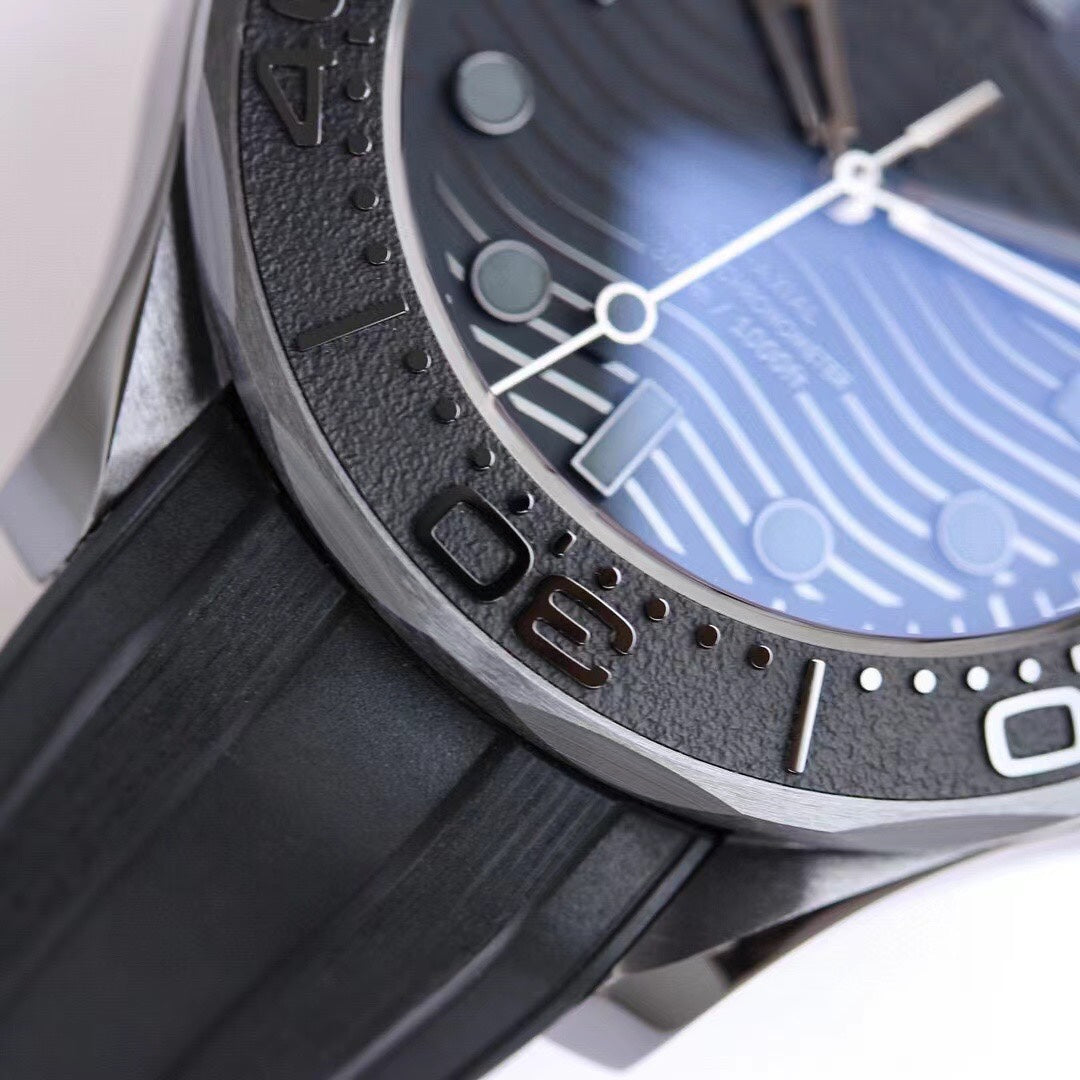 Omega Seamaster 300m Super Clone Watch | 43.5mm Full Black Zirconia Ceramic Case