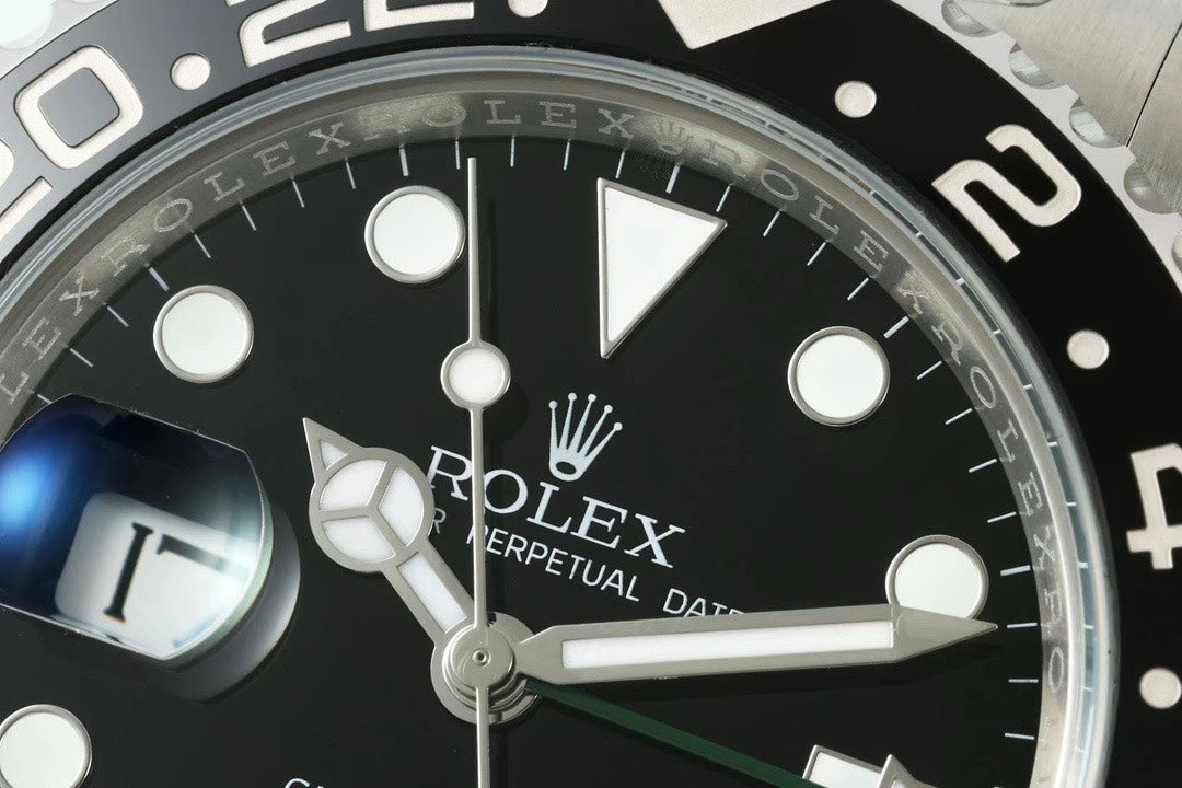 Rolex GMT Travel Watch 904L Steel Cal.3285 Movement