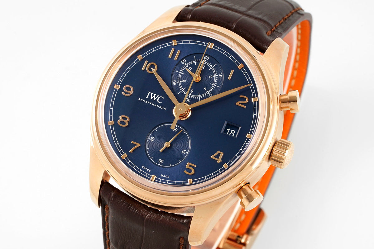 IWC Da Vinci Chronograph Watch 42mm | Modified Cal.89361 Integrated Movement Full Working Functions