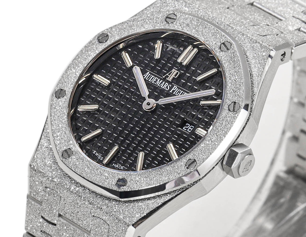 Audemars Piguet Royal Oak 33mm Frosted Gold Quartz Ladies Watch