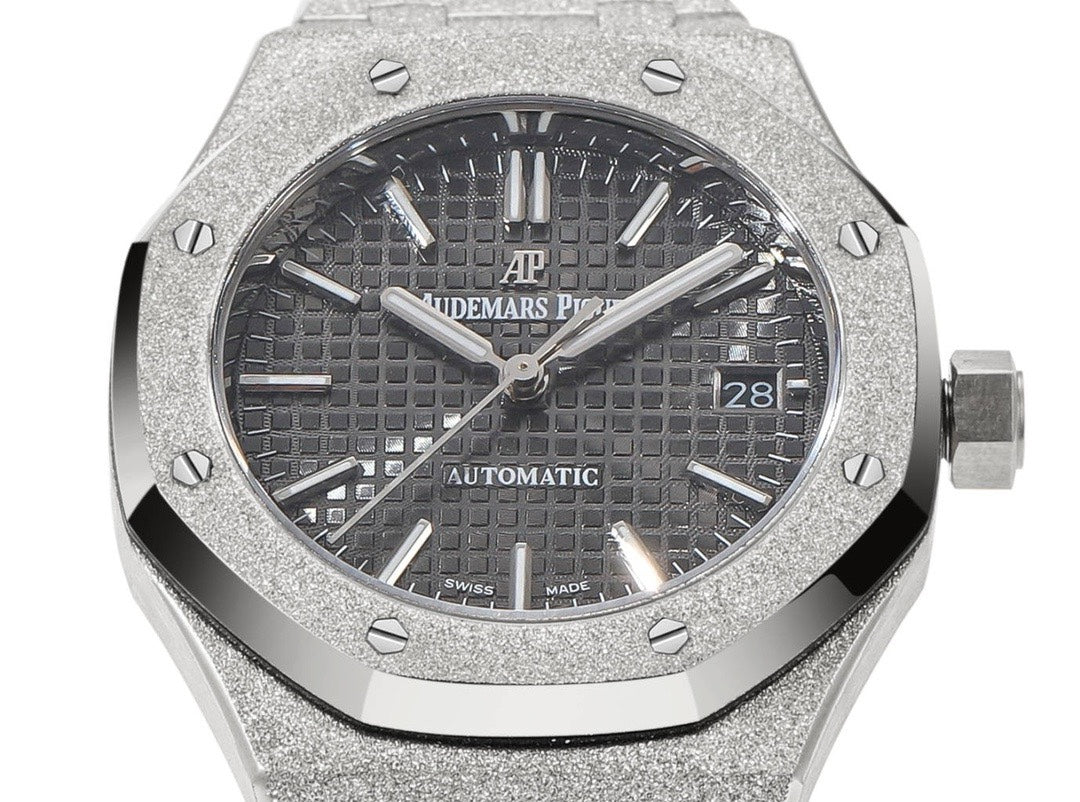 Audemars Piguet Royal Oak 37mm 15454 Frosted Gold Ladies Automatic Watch