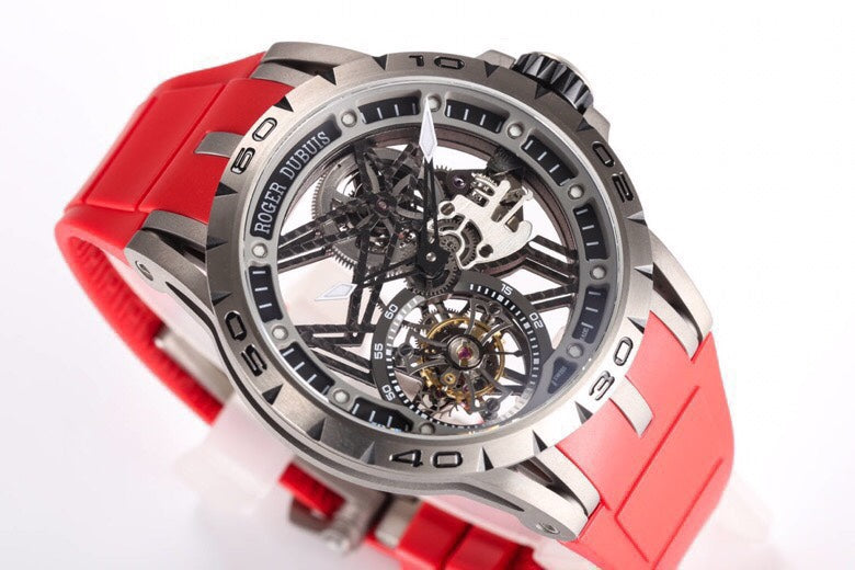 Roger Dubuis Titanium Skeleton Tourbillon Watch