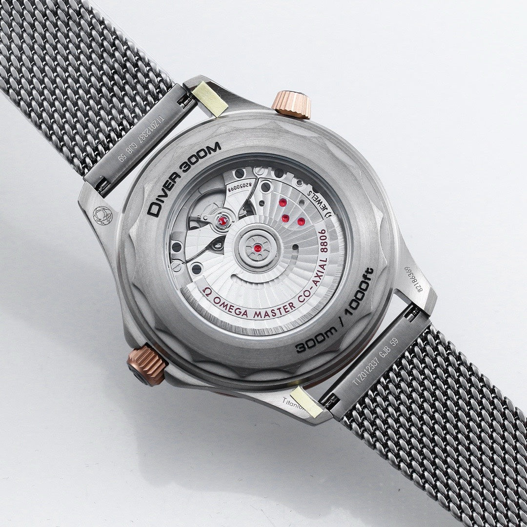 OMEGA Seamaster ER Upgraded Titanium Bronze Gold 007 Watch