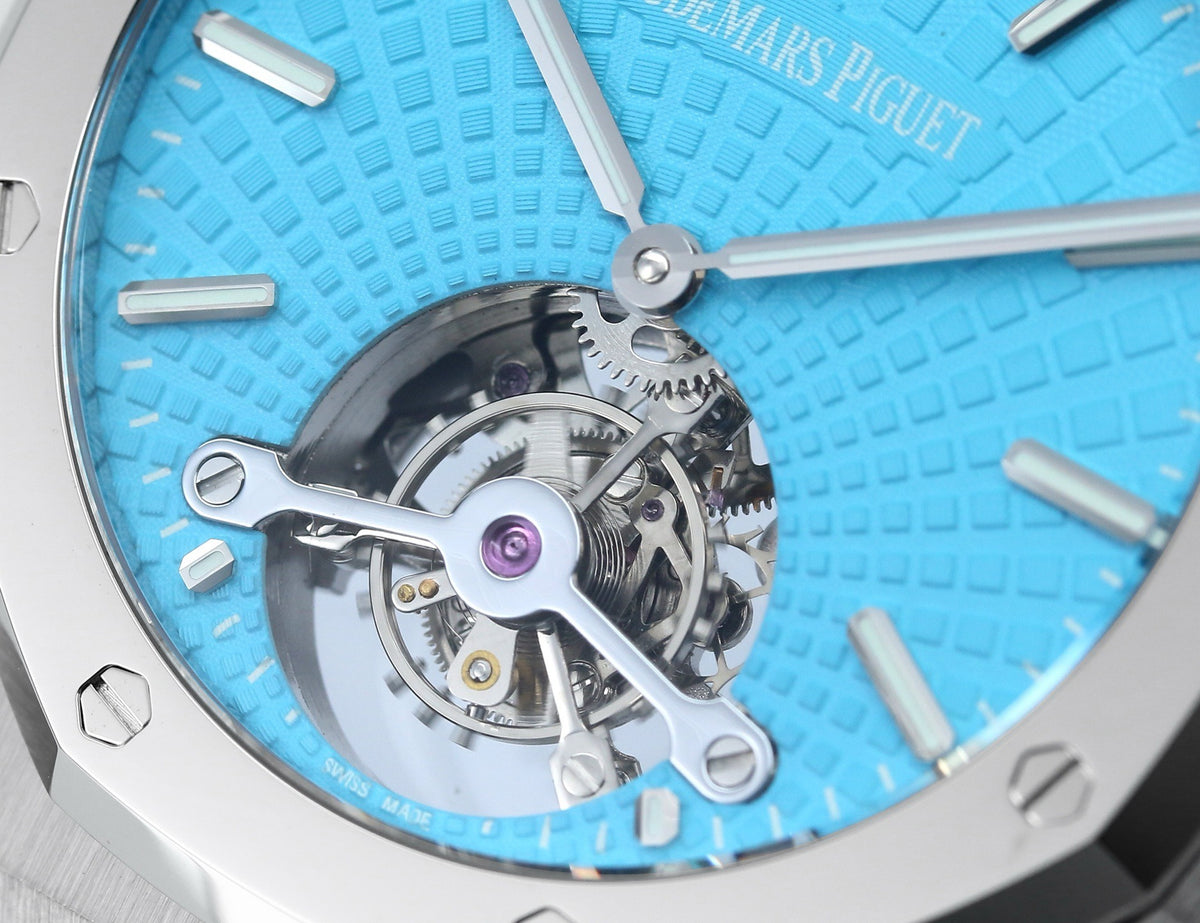 Audemars Piguet Royal Oak Tourbillon 41mm Evolutive Tapisserie Dial Automatic Watch