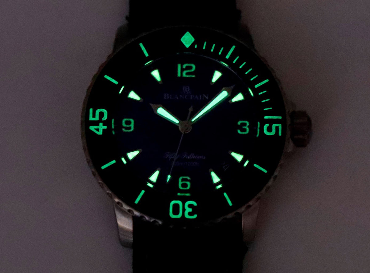 Blancpain Fifty Fathoms 45mm Automatic Diver Watch | Canvas Strap