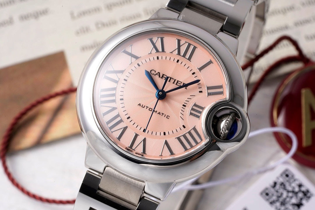 Cartier Ballon Bleu AF Upgraded 33mm Women Automatic Wristwatch