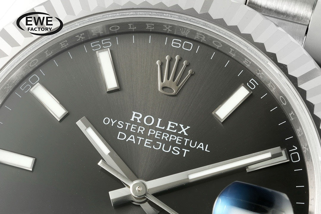 Rolex EWE Factory Datejust 41mm Men Watch, 3235 Automatic Movement, 904L Steel
