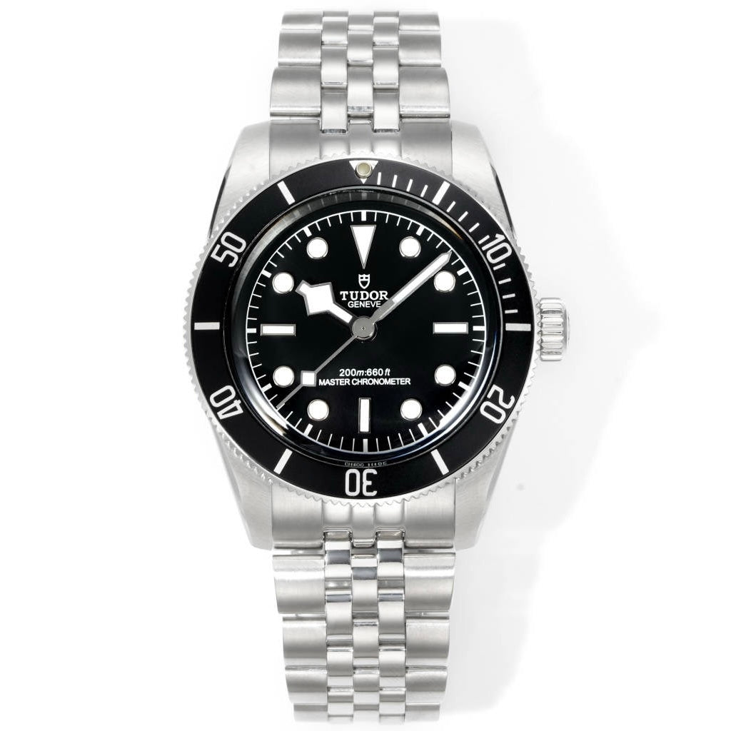 Tudor Black Bay GMT Automatic Diver Watch 41mm, Domed Sapphire Crystal, Rivet Stainless Steel Bracelet, Multiple Ceramic Bezel Color Options