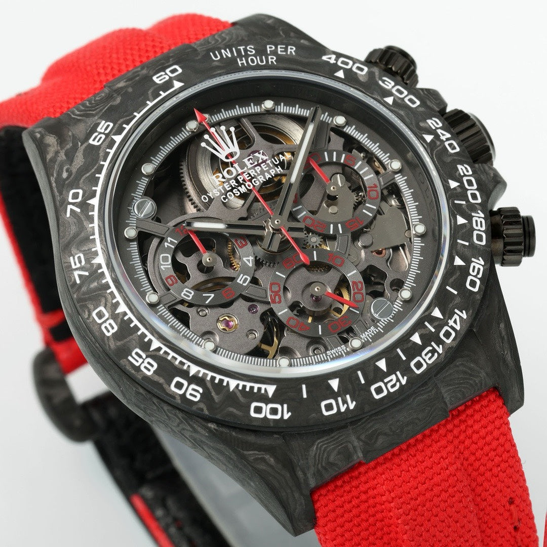 Rolex Diw Carbon Skeleton Chronograph