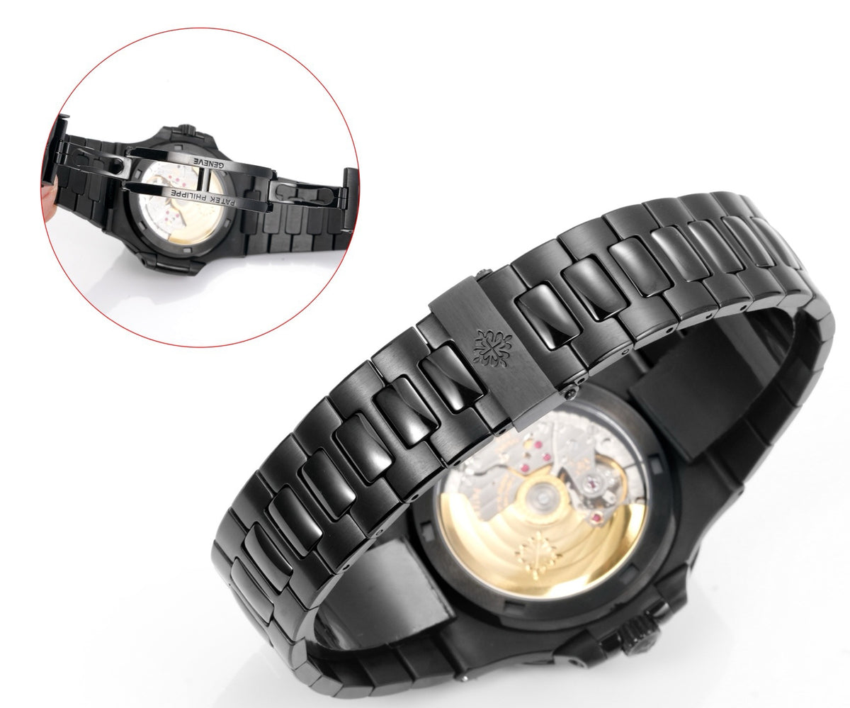 Patek Philippe Nautilus 5711 Black Warrior Limited Color Dial Watch, GR Factory, 40mm, Custom Modified 324 Movement