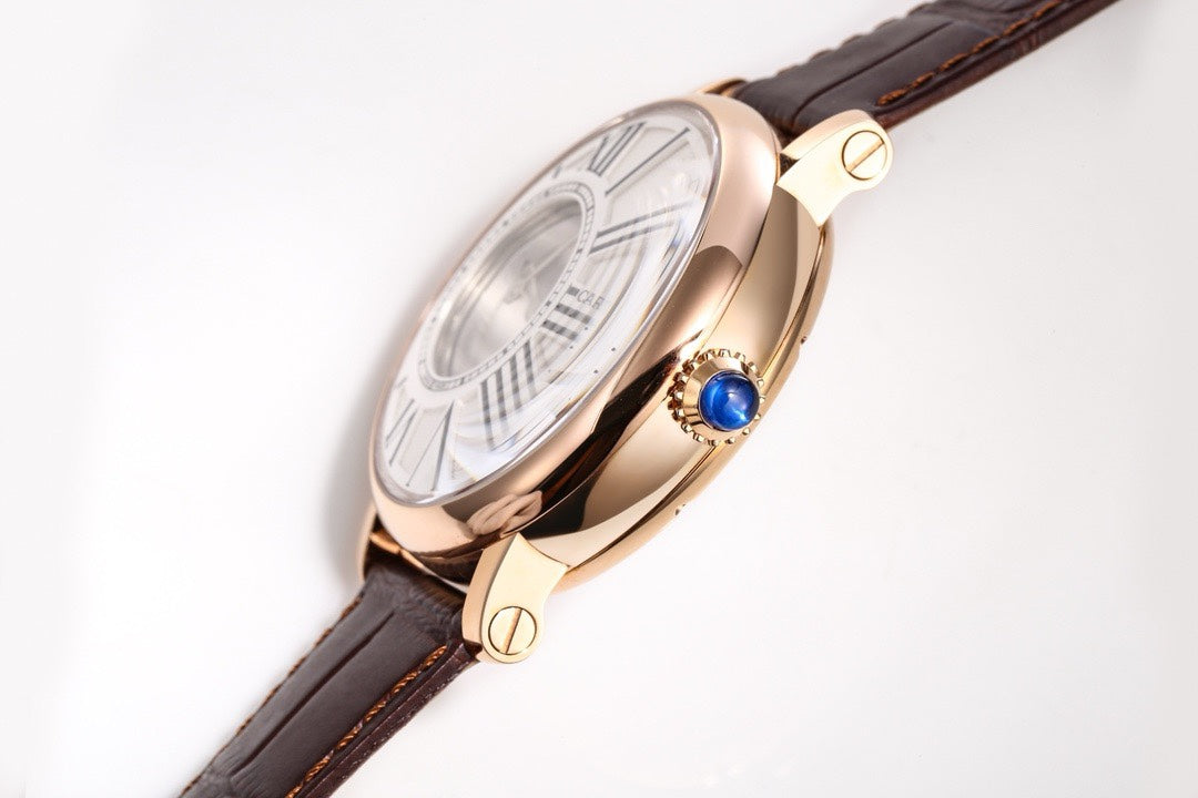 Cartier Rotonde de Cartier Mysterious Watch, Floating Hands Design, 42.5mm, MC 9981 Manual & Automatic Integrated Movement