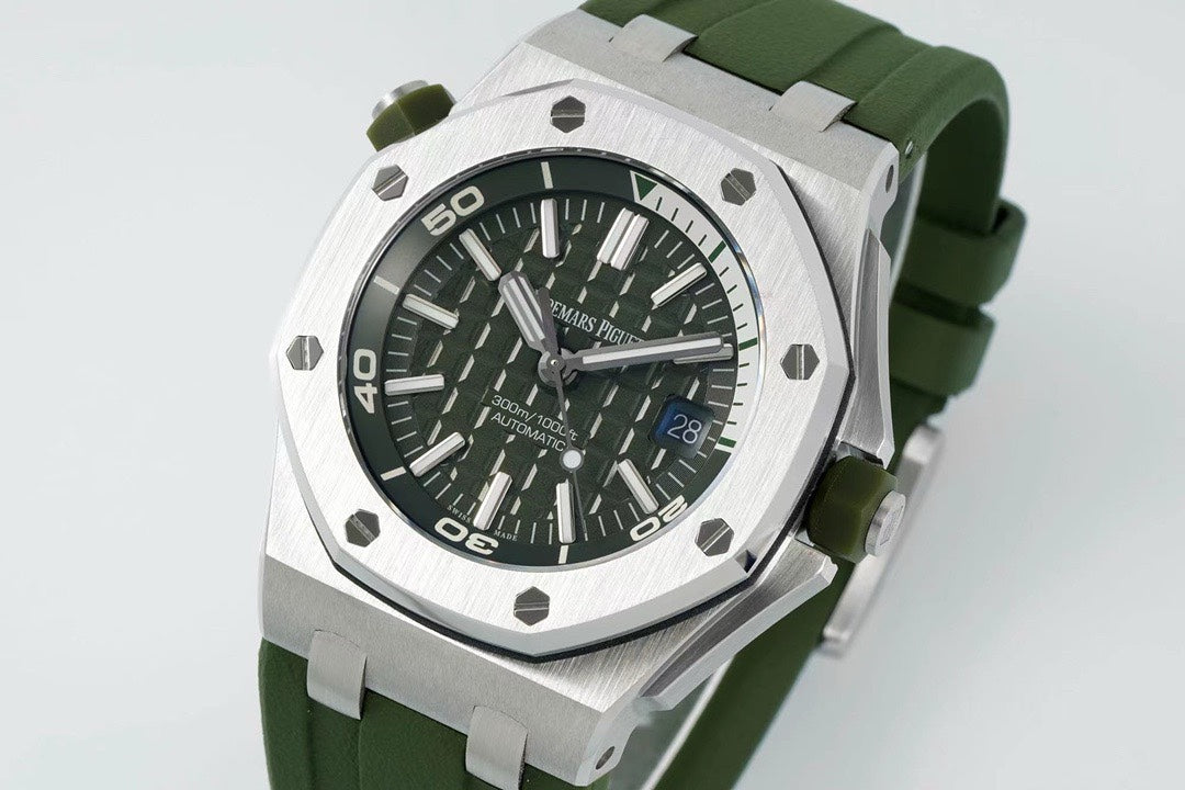 Audemars Piguet Royal Oak Offshore Diver 15710 Steel Watch | IPF Factory Cal.3120 Integrated Movement