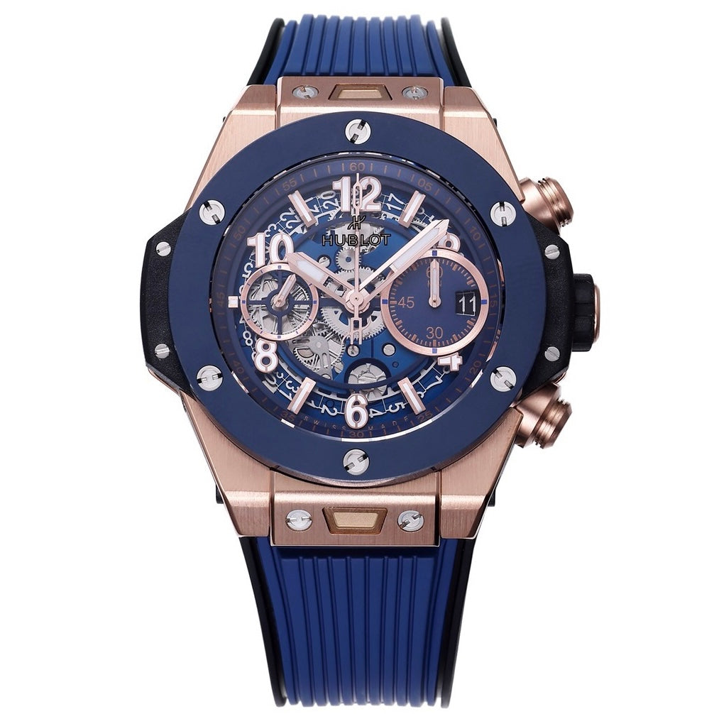 Hublot Big Bang Automatic Chronograph Watch 42mm Titanium Rubber Strap