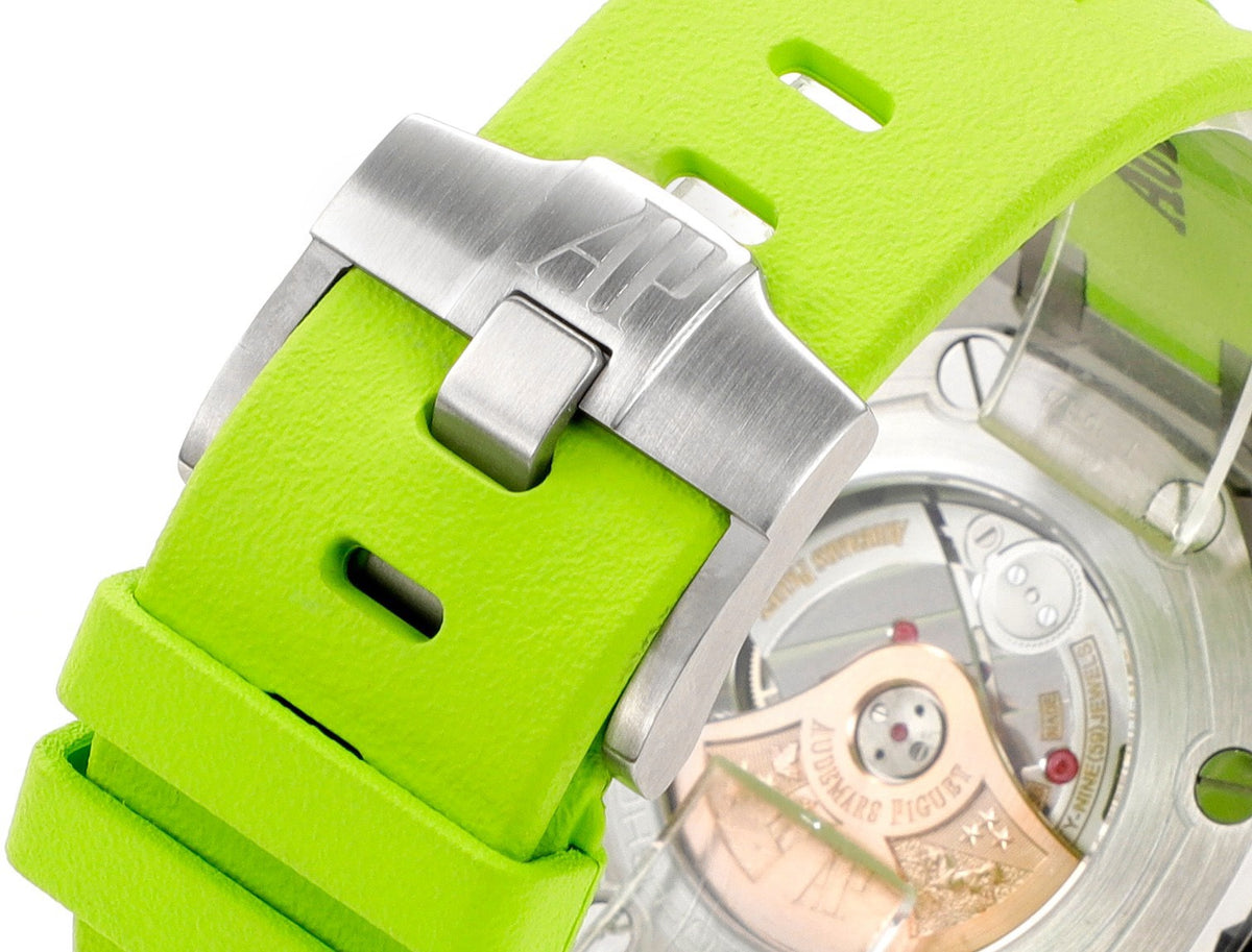 Audemars Piguet Royal Oak Offshore Chronograph 42mm | Cal.3124 Automatic Watch Rubber Strap