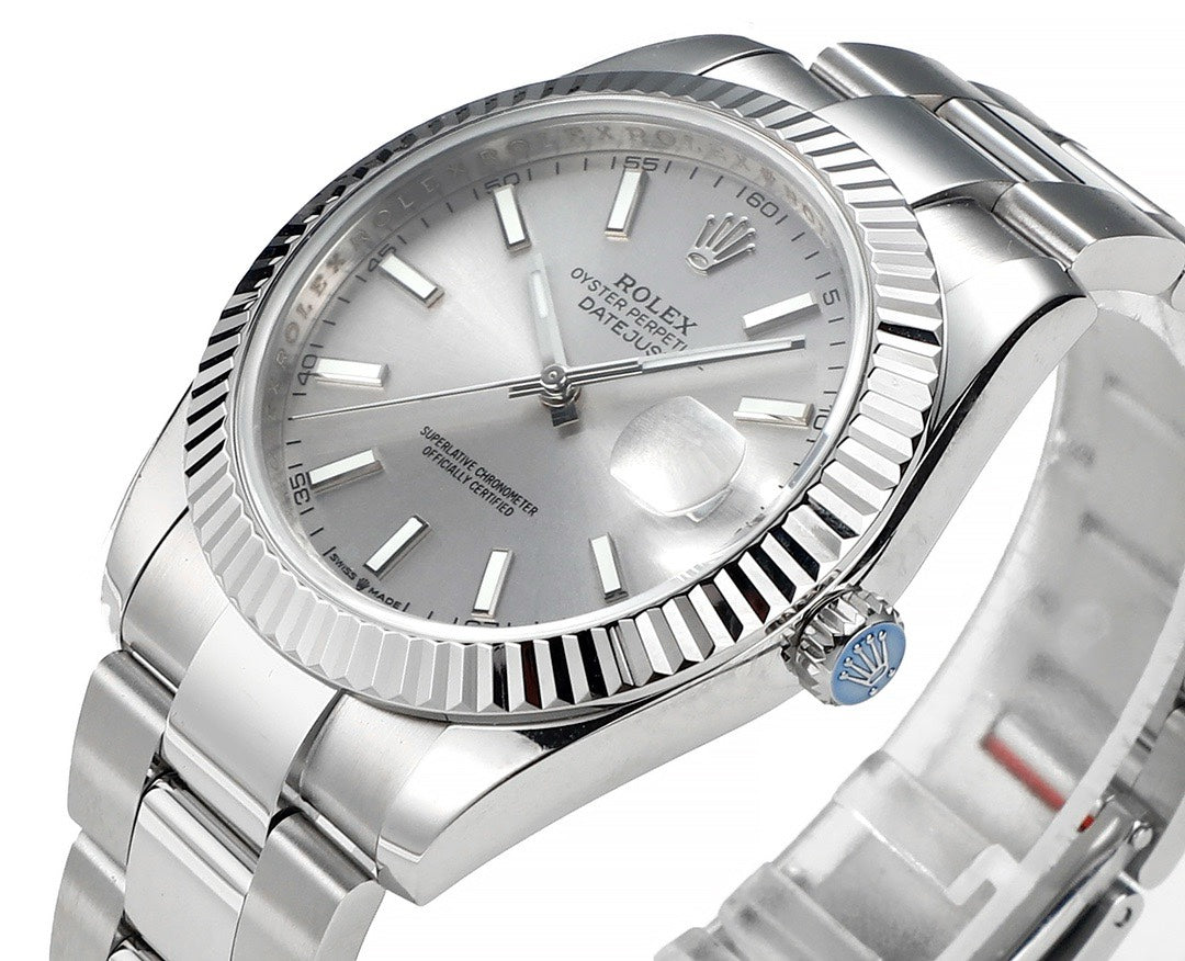 Rolex Datejust 41mm Automatic Watch 3235 Movement 72‑Hour Power Reserve Fluted Bezel