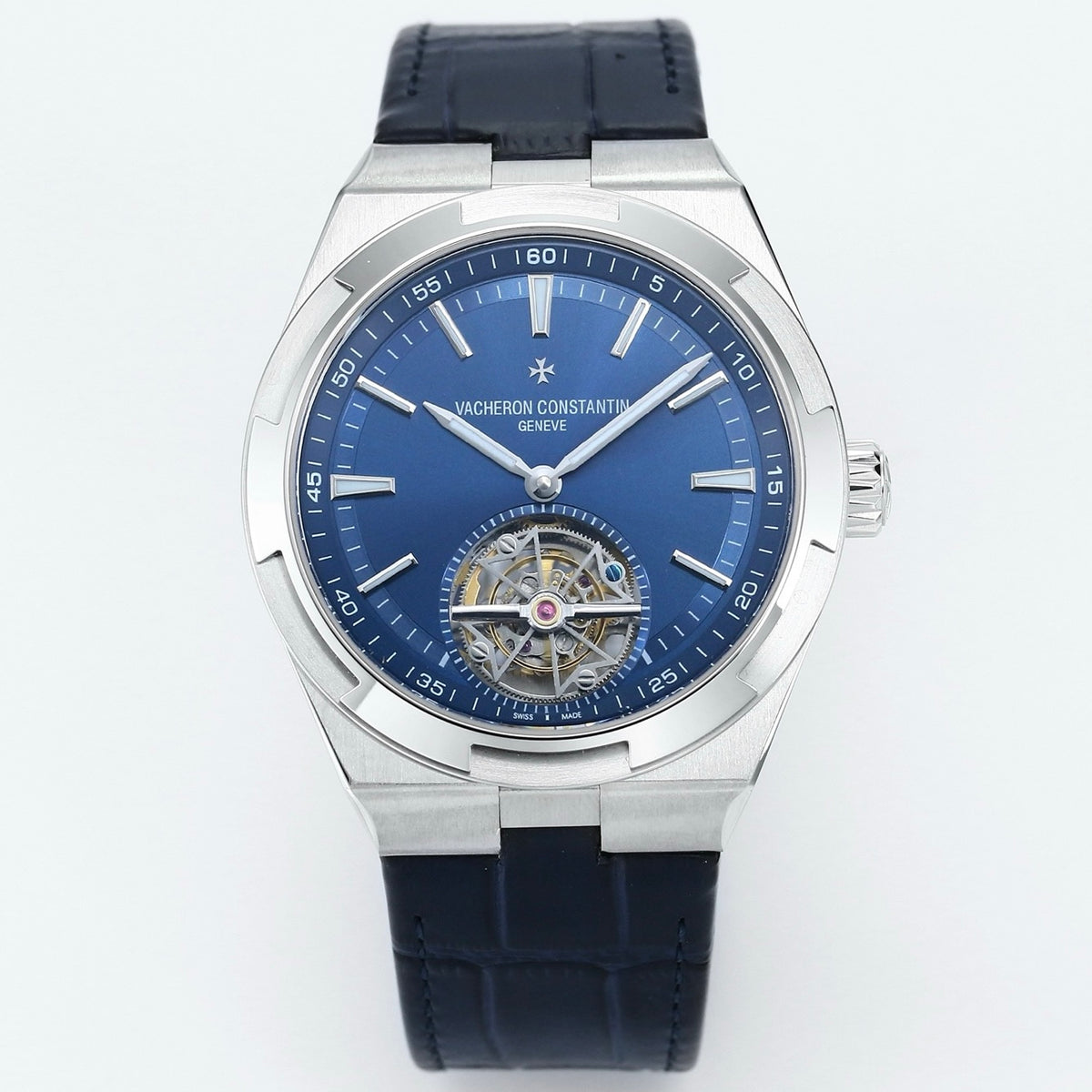 Vacheron Constantin Overseas Tourbillon 42.5mm Blue Dial Automatic Watch