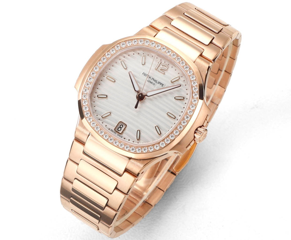 Patek Philippe Nautilus 7118 Ladies Watch 35mm | Custom Cal.324SC