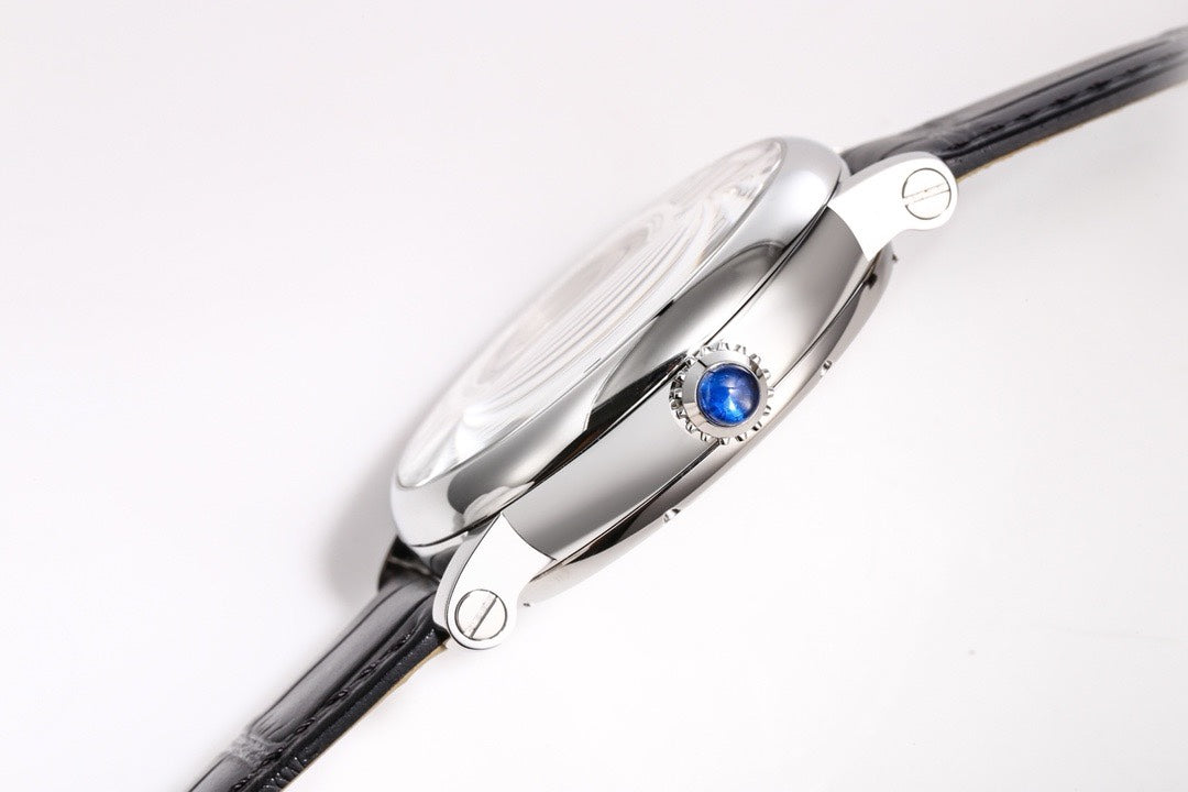 Cartier Rotonde de Cartier Mysterious Watch, Floating Hands Design, 42.5mm, MC 9981 Manual & Automatic Integrated Movement
