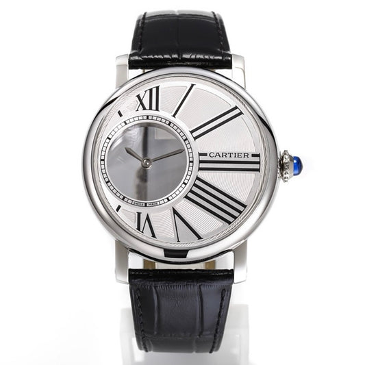 Cartier Rotonde de Cartier Mysterious Watch, Floating Hands Design, 42.5mm, MC 9981 Manual & Automatic Integrated Movement