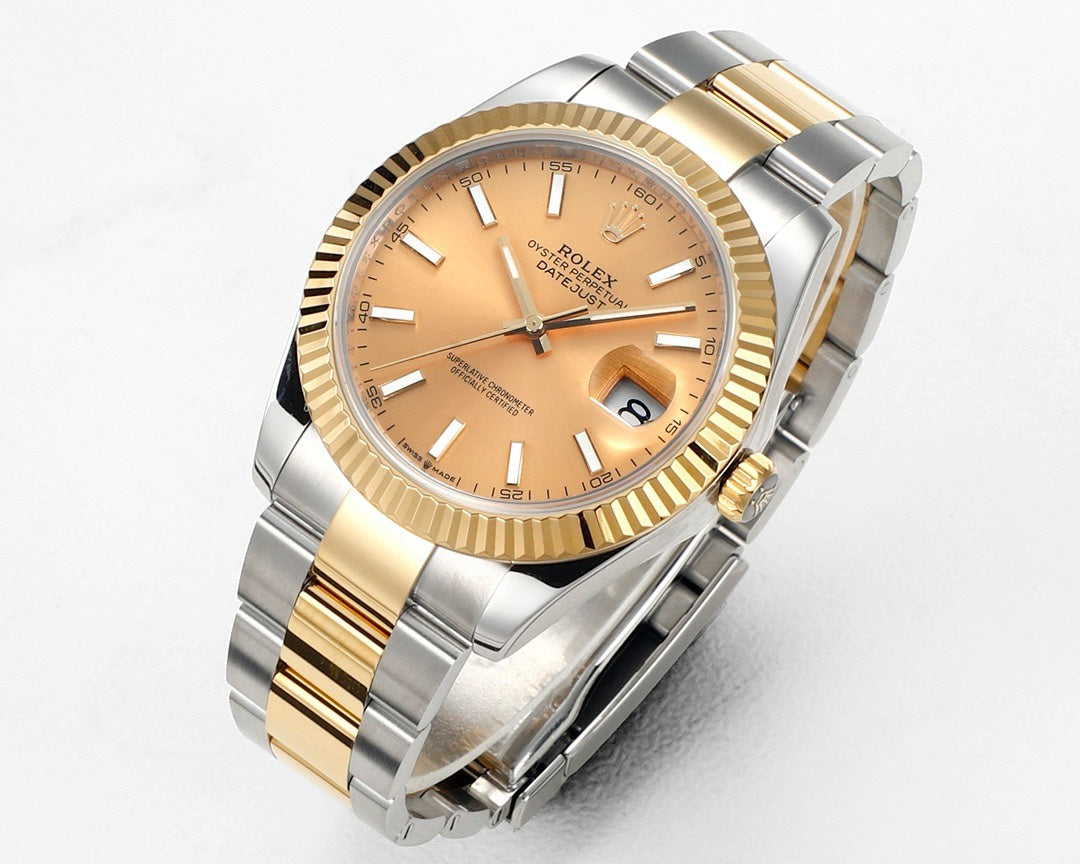 Rolex Datejust 41mm Automatic Watch 3235 Movement 72‑Hour Power Reserve Fluted Bezel