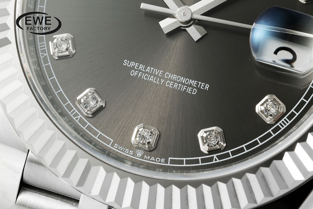 Rolex EWE Factory Datejust 41mm Men Watch, 3235 Automatic Movement, 904L Steel