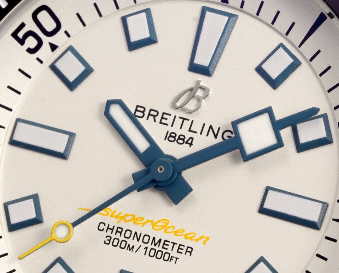 BREITLING Superocean 42mm Dive Watch, GR Factory Version Luminous Dial Ceramic Bezel Rubber Strap Multiple Colors