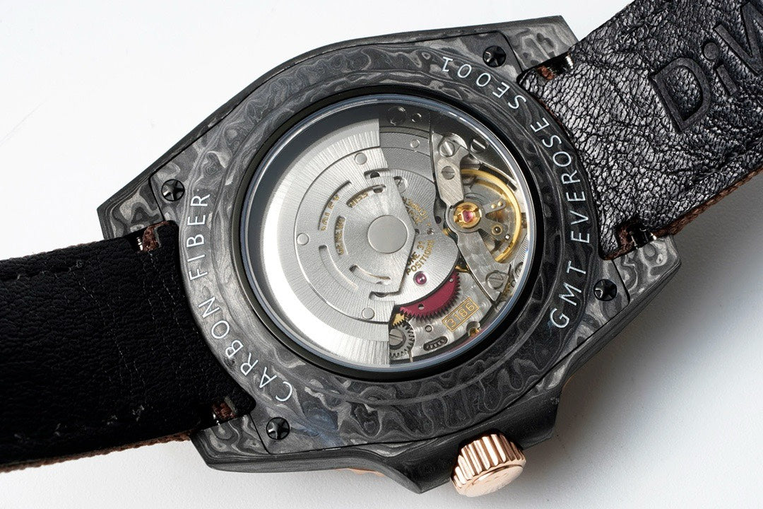 Rolex GMT-Master II Carbon Watch | Cal.3186 Automatic Movement, Forged Carbon Case